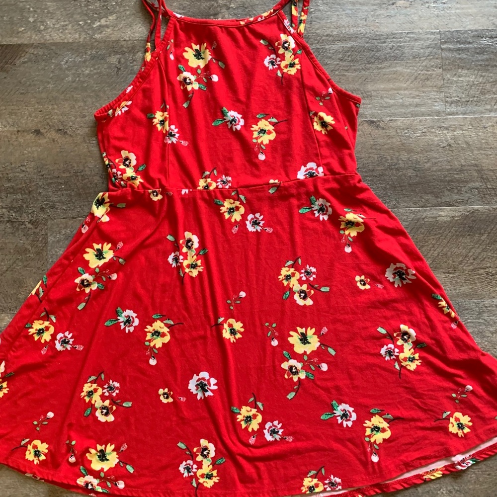 Red dress